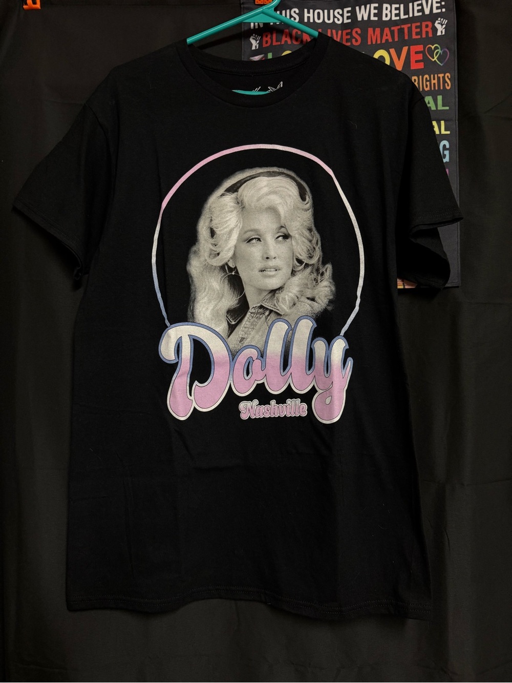 Dolly Nashville Black Tee